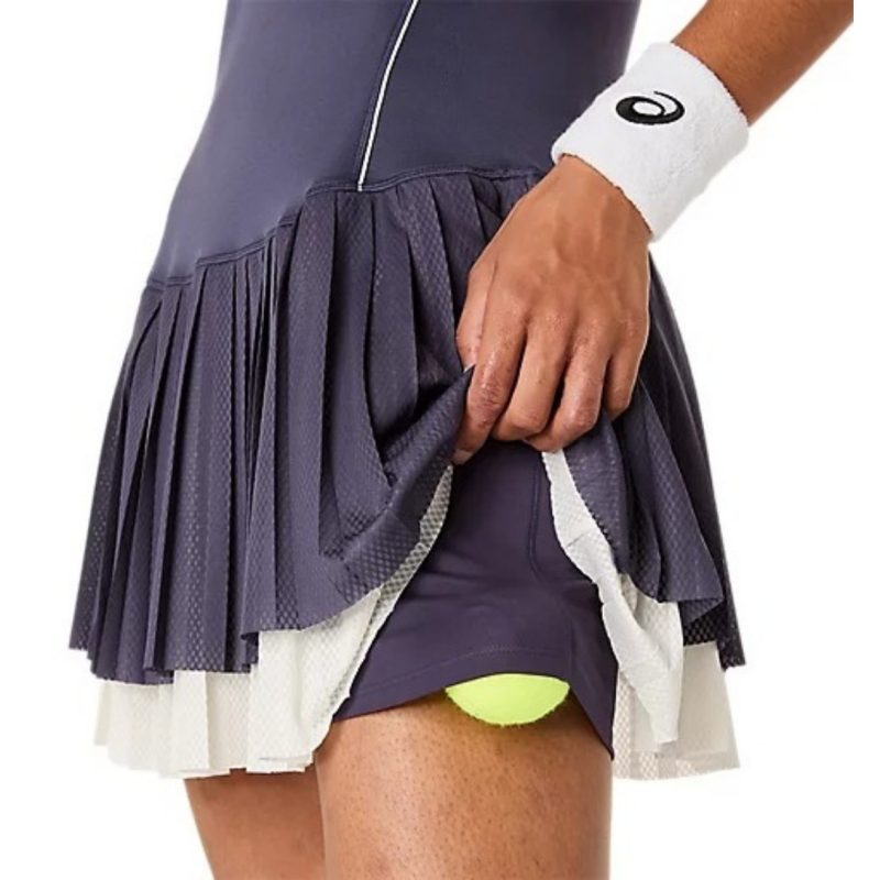 Asics ชุดเดรสเทนนิสผู้หญิง Women’s Match Dress | Indigo Fog ( 2042A389-500 ) - Image 5