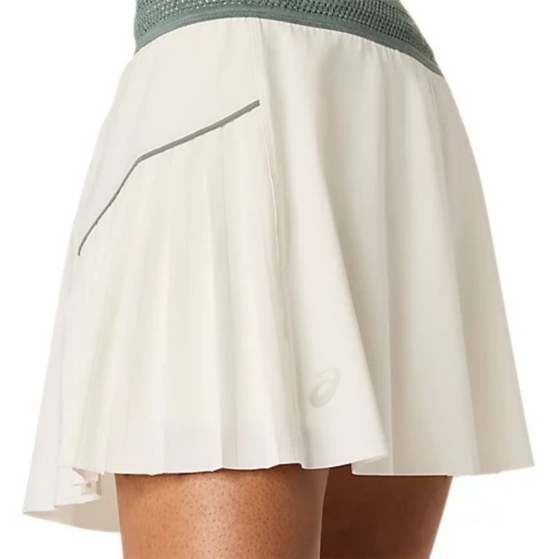 Asics กระโปรงเทนนิสผู้หญิง Women’s Match Skirt | Cream ( 2042A392-200 ) - Image 5