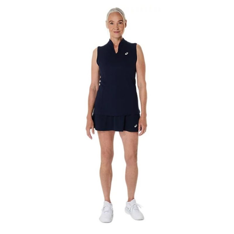Asics กระโปรงเทนนิสผู้หญิง Women’s Court Skirt | Midnight ( 2042A369-400 ) - Image 7