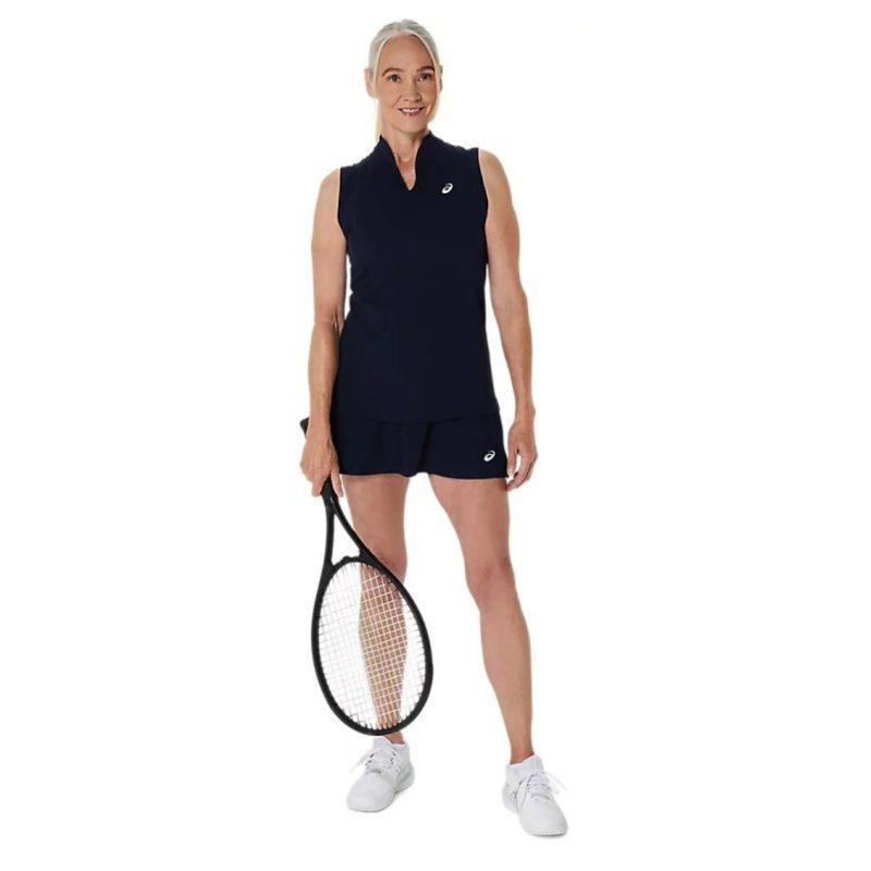 Asics กระโปรงเทนนิสผู้หญิง Women’s Court Skirt | Midnight ( 2042A369-400 ) - Image 8