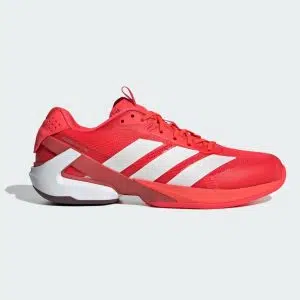 Adidas รองเท้าเทนนิสผู้ชาย Adizero Ubersonic 5 Tennis Shoes | Lucid Red / Zero Metalic / Aurora Ruby ( IH2555 )