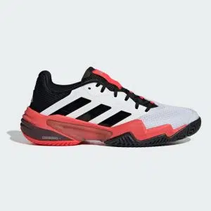 Adidas รองเท้าเทนนิสผู้ชาย Barricade 13 Tennis Shoes | Cloud White / Core Black / Lucid Red ( IH2558 )