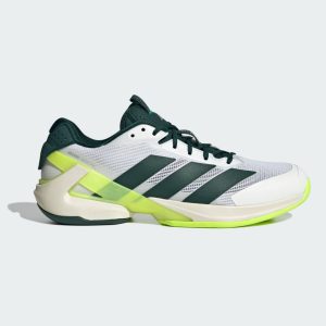 Adidas รองเท้าเทนนิสผู้ชาย Adizero Ubersonic 5 Tennis Shoes | Cloud White / Aurora Ivy / Lucid Lemon ( JR2714 )