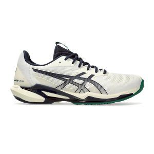 Asics รองเท้าเทนนิสผู้ชาย Solution Speed FF 3 | Cream/Midnight ( 1041A438-104 )