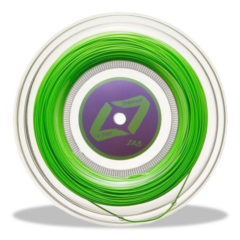Toroline เอ็นไม้เทนนิสแบ่งขาย O-Toro 17/1.23mm Tennis String Reel | Neo Green ( 791321383117 )