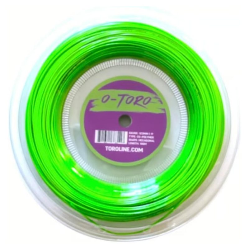 Toroline เอ็นไม้เทนนิสแบ่งขาย O-Toro 17/1.23mm Tennis String Reel | Neo Green ( 791321383117 ) - Image 2