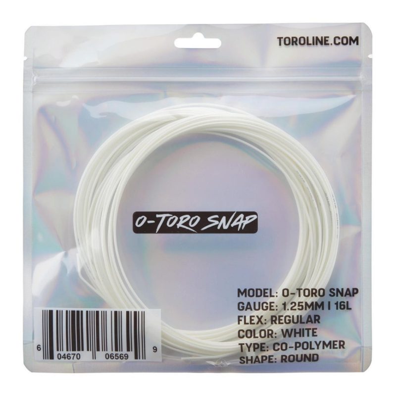 Toroline เอ็นไม้เทนนิส O-TORO SNAP 16/1.25mm Tennis String Reel | White ( 604670065699 ) - Image 2
