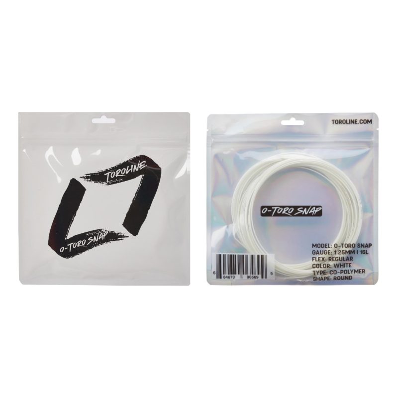 Toroline เอ็นไม้เทนนิส O-TORO SNAP 16/1.25mm Tennis String Reel | White ( 604670065699 ) - Image 3