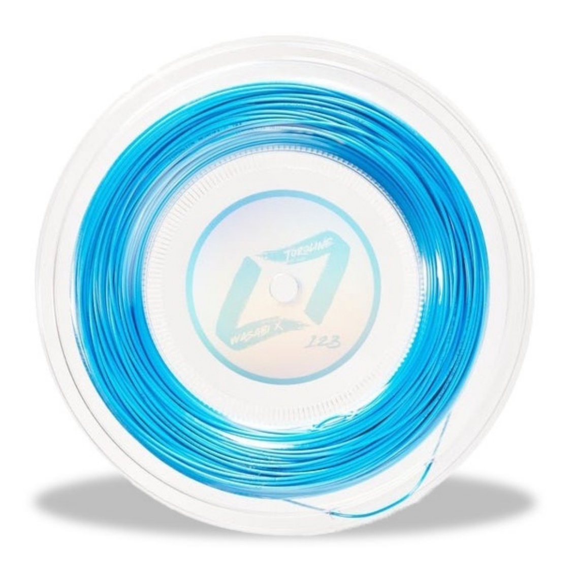 Toroline เอ็นไม้เทนนิสแบ่งขาย Wasabi X 17/1.23mm Tennis String Reel | Neon Blue ( 791321382660 )