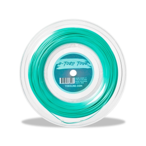 Toroline เอ็นไม้เทนนิสแบ่งขาย O-Toro Tour 17/1.23mm Tennis String Reel | Neon Mint ( 791321383926 )