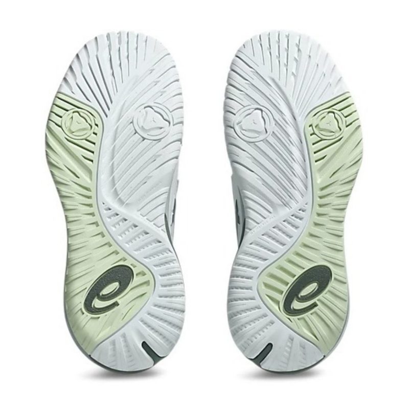 Asics รองเท้าเทนนิสผู้หญิง Gel-Resolution X Wide (2E) | White/Monument Blue ( 1042A278-102 ) - Image 6