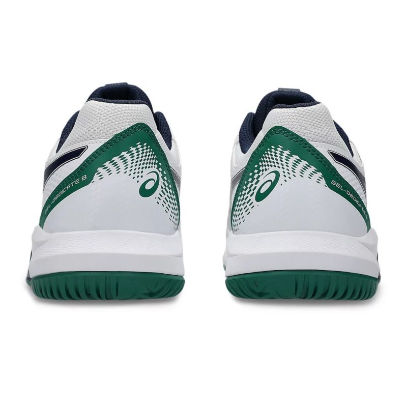 Asics รองเท้าเทนนิสผู้ชาย Men’s Gel-Dedicate 8 | White / Midnight ( 1041A408-105 ) - Image 5