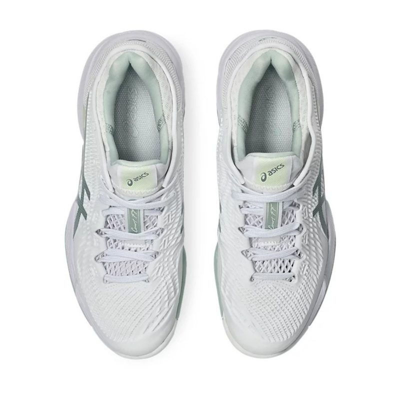 Asics รองเท้าเทนนิสผู้หญิง Court FF 3 | White/Lichen Rock ( 1042A220-106 ) - Image 7