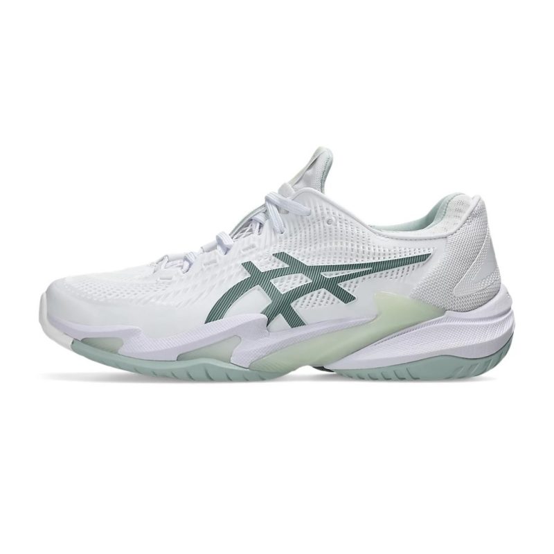 Asics รองเท้าเทนนิสผู้หญิง Court FF 3 | White/Lichen Rock ( 1042A220-106 ) - Image 4