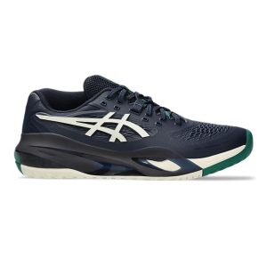 Asics รองเท้าเทนนิสผู้ชาย Gel-Resolution X Wide (2E) | Midnight/Cream ( 1041A487-400 )