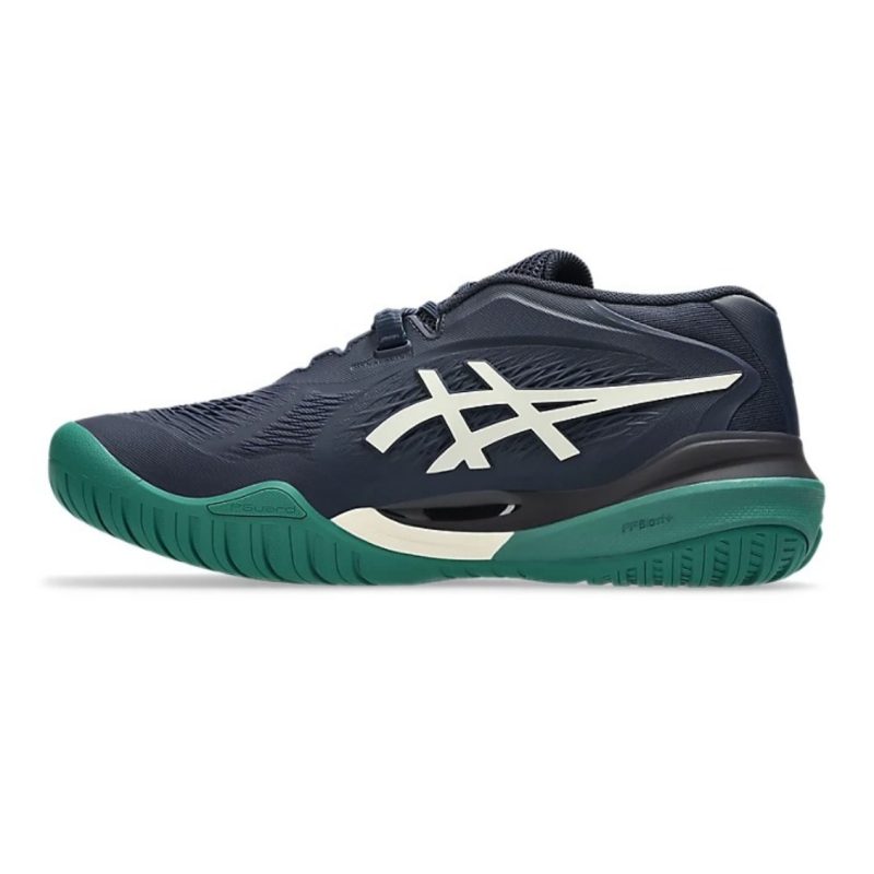 Asics รองเท้าเทนนิสผู้ชาย Gel-Resolution X Wide (2E) | Midnight/Cream ( 1041A487-400 ) - Image 8