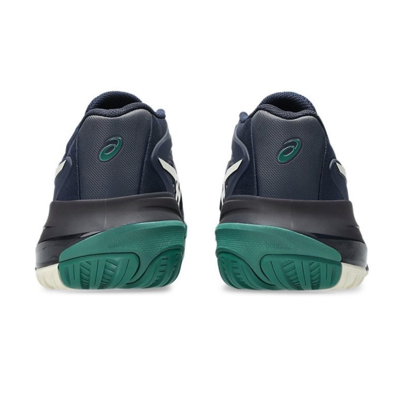 Asics รองเท้าเทนนิสผู้ชาย Gel-Resolution X Wide (2E) | Midnight/Cream ( 1041A487-400 ) - Image 6