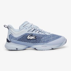 Lacoste รองเท้าเทนนิสผู้ชาย AG-LT23 Ultra X Daniil Medvedev Tennis Shoes | Light Blue/Navy ( 749SMA0090BN7 )