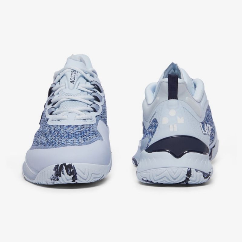 Lacoste รองเท้าเทนนิสผู้ชาย AG-LT23 Ultra X Daniil Medvedev Tennis Shoes | Light Blue/Navy ( 749SMA0090BN7 ) - Image 5