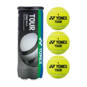 Yonex ลูกเทนนิส TOUR Tennis Balls x 3 ( กระป๋องละ 3 ลูก )/ Yellow ( 4550468142966 , TB-TR3NPEX )