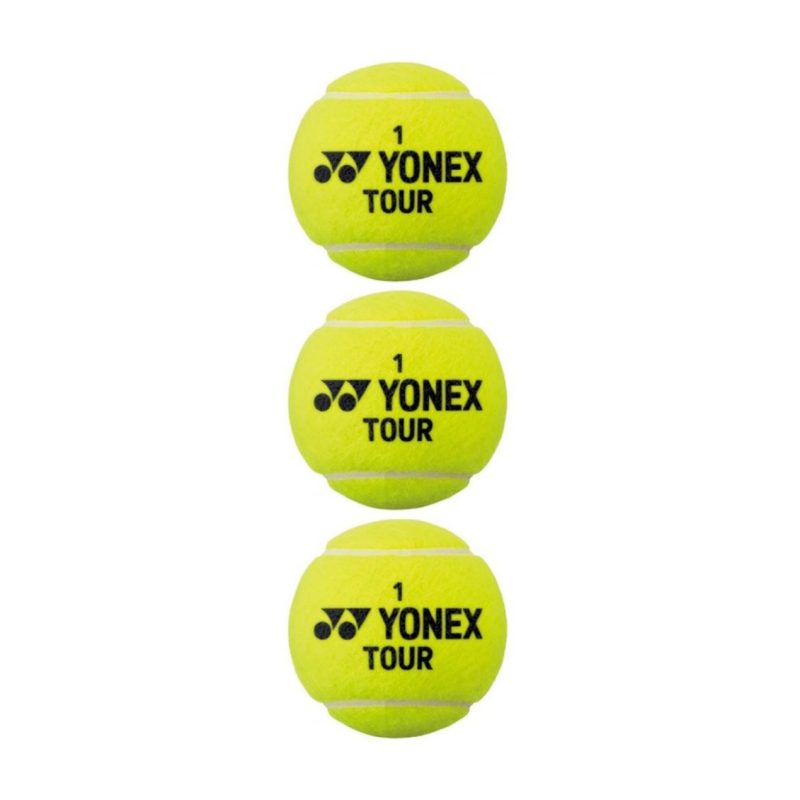 Yonex ลูกเทนนิส TOUR Tennis Balls x 3 ( กระป๋องละ 3 ลูก )/ Yellow ( 4550468142966 , TB-TR3NPEX ) - Image 4
