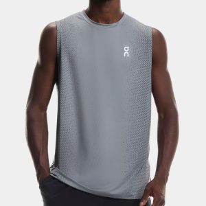 On เสื้อเทนนิสผู้ชาย Court Tank | Rock/Dim ( 1ME10854232 )