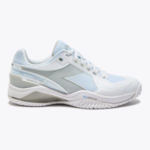 Diadora รองเท้าเทนนิสผู้หญิง Women's Blushield Torneo 3 AG | White / Silver ( 101.181467_C6103 )