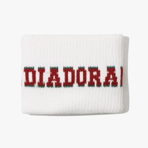 Diadora ปลอกรัดข้อมือเทนนิสแบบสั้น Tennis Short Wristband 2 Pack | Off White ( D5143TET20OWH )