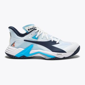 Diadora รองเท้าเทนนิสผู้หญิง B.Icon 3 AG | White/Blue Corsair ( 101.181461_C1494 )