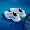 Adidas รองเท้าเทนนิสผู้หญิง Barricade 13 Tennis Shoes | Cloud White / Core Black / Grey One ( IF0407 ) - Image 4