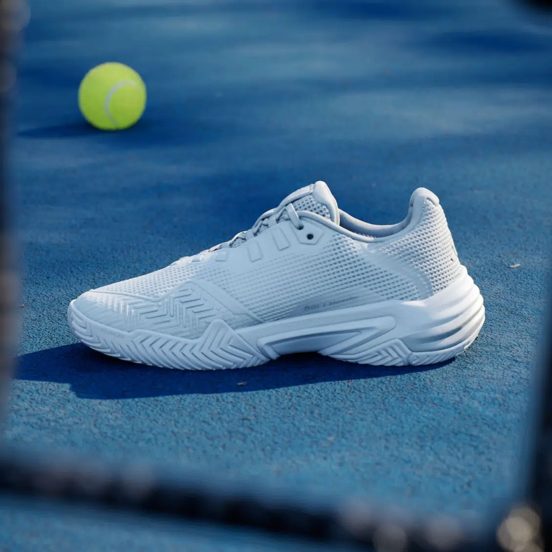Adidas รองเท้าเทนนิสผู้หญิง Barricade 13 Tennis Shoes | Cloud White / Core Black / Grey One ( IF0407 ) - Image 6