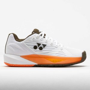 Yonex รองเท้าเทนนิสผู้ชาย Power Cushion Eclipsion 5 | White/Brown ( SHTE5MACEXWB )