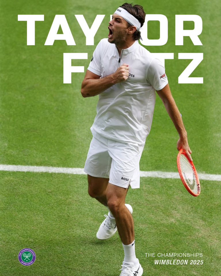 Taylor Fritz in Wimbledon 2025