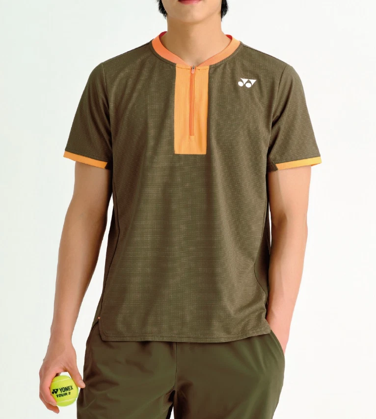 Yonex กางเกงเทนนิสผู้ชาย Men's Tournament 9 Inch Tennis Shorts | Oil Brown ( 15198-F25 ) - Image 4