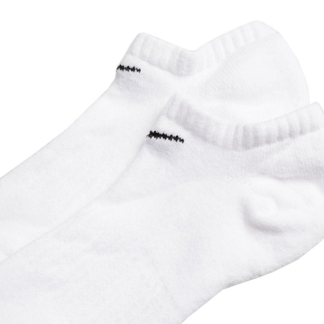 Nike ถุงเท้าเทรนนิ่งเด็ก Nike Everyday Cushioned Socks 3 Pair | White/Black ( SX7673-100 ) - Image 7