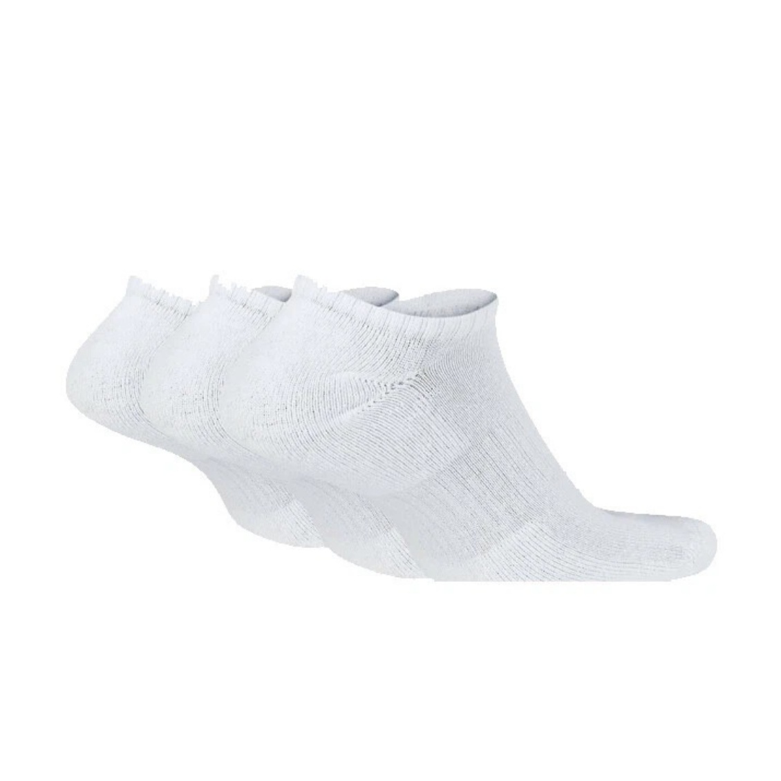 Nike ถุงเท้าเทรนนิ่งเด็ก Nike Everyday Cushioned Socks 3 Pair | White/Black ( SX7673-100 ) - Image 2