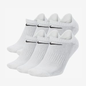 Nike ถุงเท้าเทรนนิ่งเด็ก Nike Everyday Lightweight Socks 6 Pair | White/Black ( SX7679-100 )