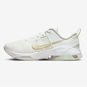 Nike รองเท้าเทรนนิ่งผู้หญิง W Nine Zoom Bella 6 PRM | Summit White/Sea Glass/Light Lemon Twist/Metallic Gold Star ( FJ1589-100 )