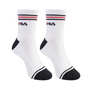 FILA ถุงเท้าเทนนิส Tennis Socks | White ( SOO241002U )