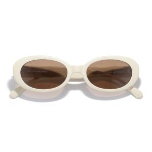 Sunski แว่นกันแดด Bianca Sunglasses | ivory amber ( SUNBIIAM )