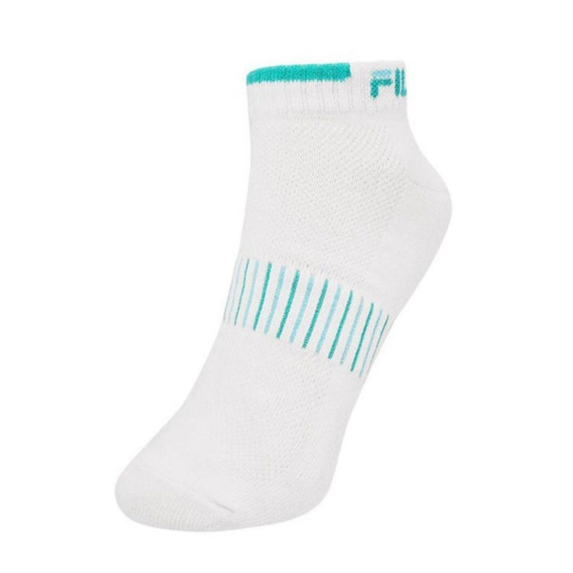 Fila ถุงเท้าเทนนิส Fila Tennis Sock | White/Green ( RBLM15102WHIGRN )