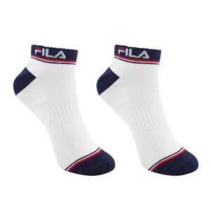 Fila ถุงเท้าเทนนิส Fila Edge Tennis Sock | White / Navy ( RSCT230103UWHINAY )
