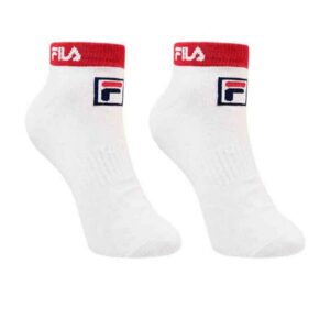 Fila ถุงเท้าเทนนิส Fila Edge Tennis Sock | White / RED ( RPCS201101WHIRED )