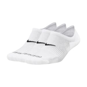 Nike ถุงเท้าเทรนนิ่งผู้หญิง Nike Everyday Plus Cushioned Socks 3 Pair | White ( DH5463-903 )