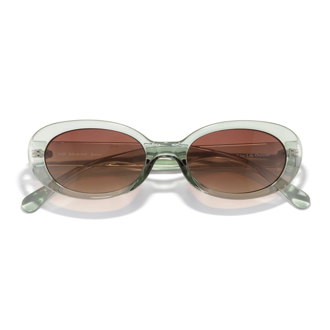 Sunski แว่นกันแดด Bianca Sunglasses | Grass Terra Fade ( SUNBIGTE )