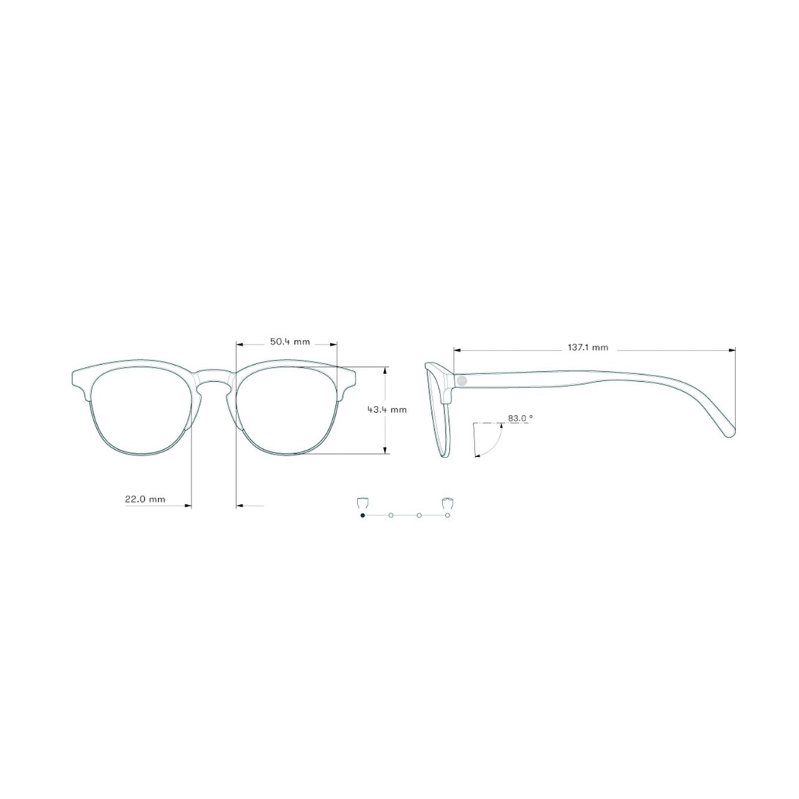 Sunski แว่นกันแดด Avila Sunglasses | Clear Tortoise Fade ( SUNAVCTE ) - Image 5
