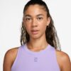 Nike เสื้อเทนนิสผู้หญิง Women's Court Dri-Fit Advantage Tank | Hydrangeas/Hydrangeas ( FZ6657-515 ) - Image 3