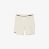 Lacoste กางเกงเทนนิสผู้ชาย Men's Tennis x Novak Djokovic Shorts | White / Navy Blue ( GH741300XDE ) - Image 5