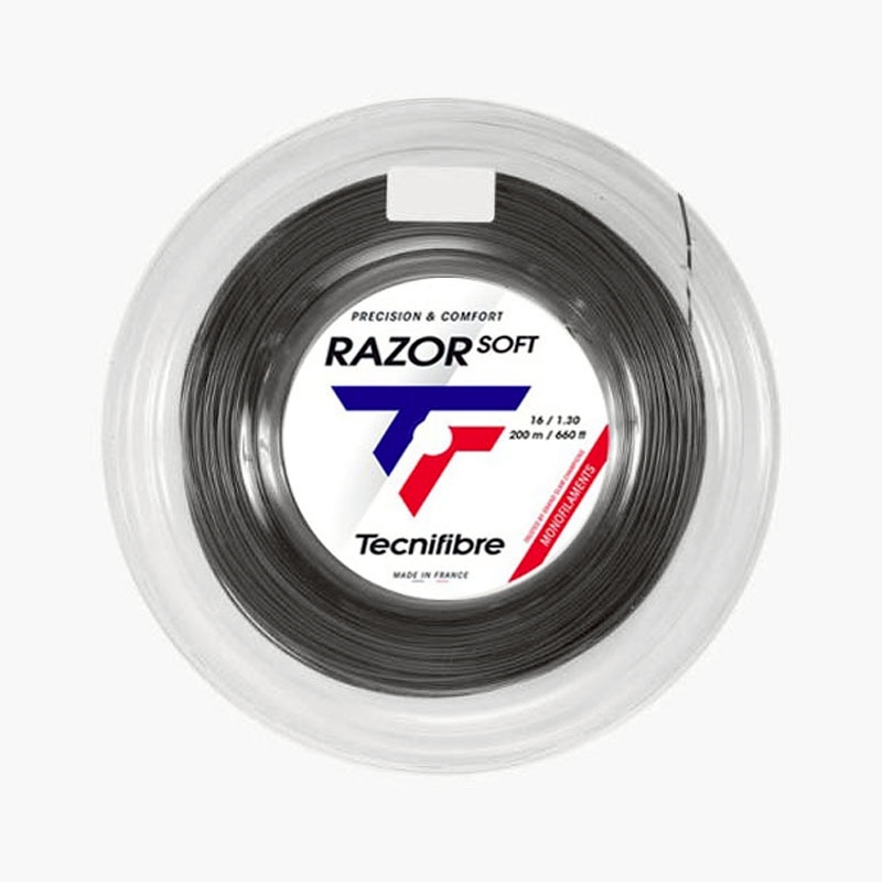 Tecnifibre เอ็นไม้เทนนิสแบ่งขาย Razor Soft 17/1.25mm Tennis Strings Reel | Carbon ( 04RRAS125N ) - Image 3
