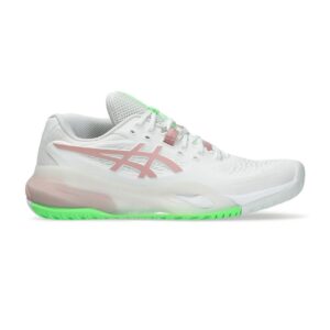 Asics รองเท้าเทนนิสผู้หญิง Gel-Resolution X Wide (D) | White/Monument Blue ( 1042A278-104 )